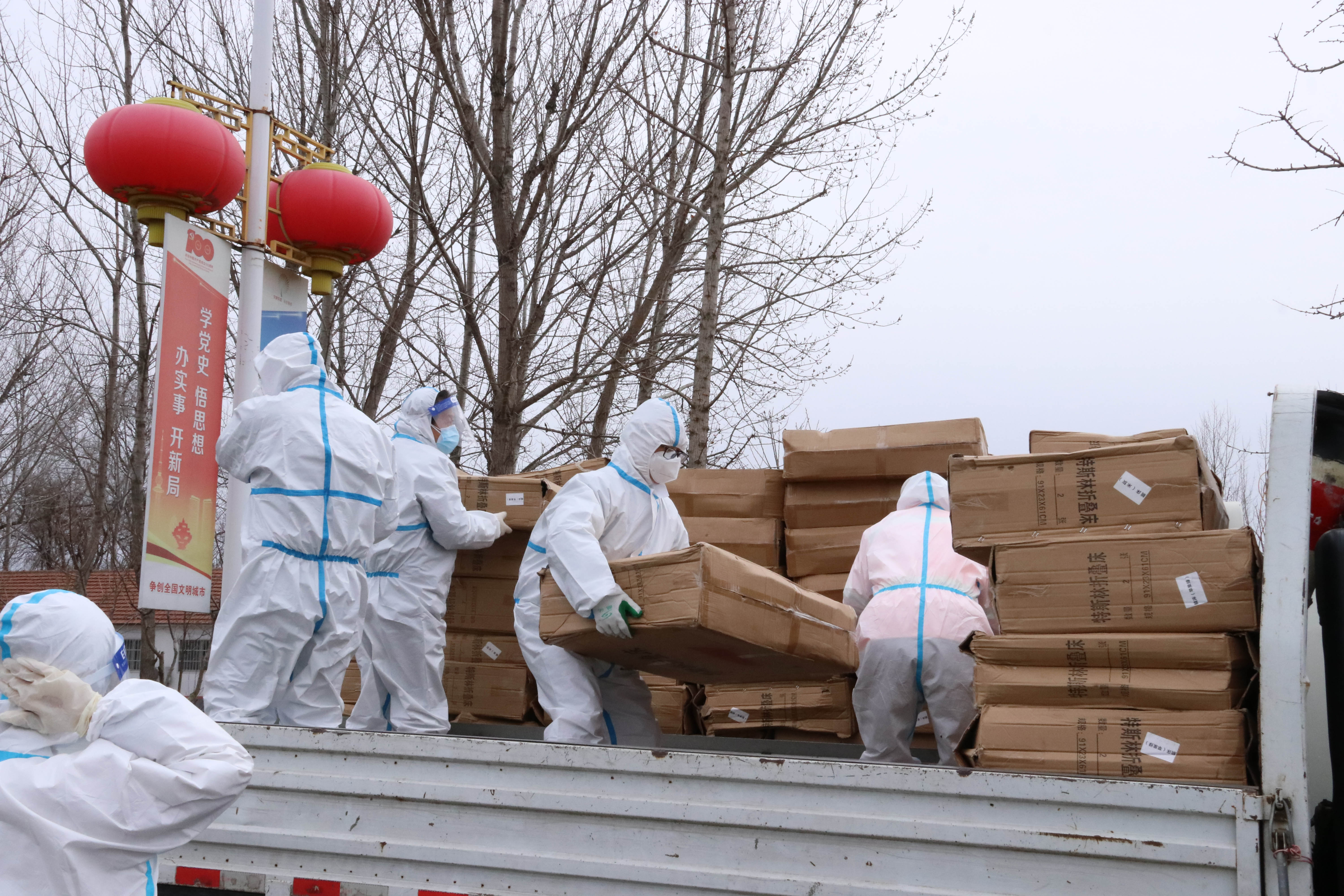 “疫”不容辞|性爱直播
携手崂山区建筑业协会助力莱西，共同抗疫(图3)