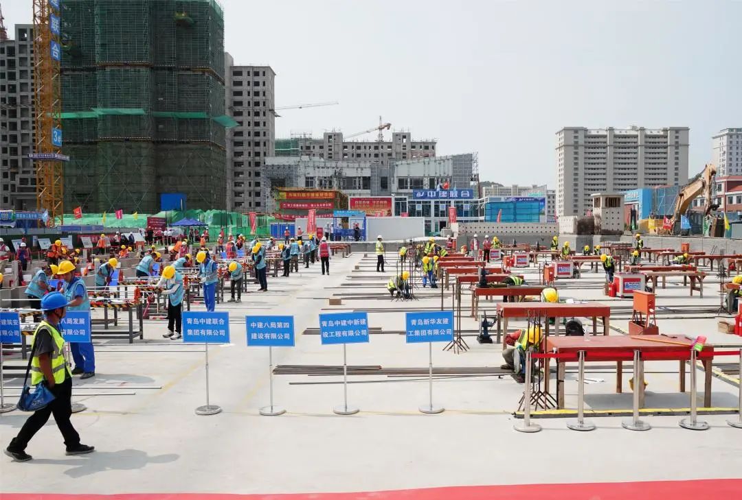 以赛促训，匠心筑城|性爱直播
承办崂山区第十六届“性爱直播
杯”建筑业职业技能大赛(图4)